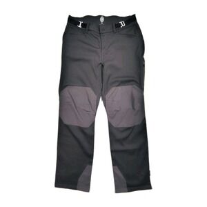 Club Ride Cycling Pants Mens XL Gray Straight Leg Cargo Zip Pocket MTB